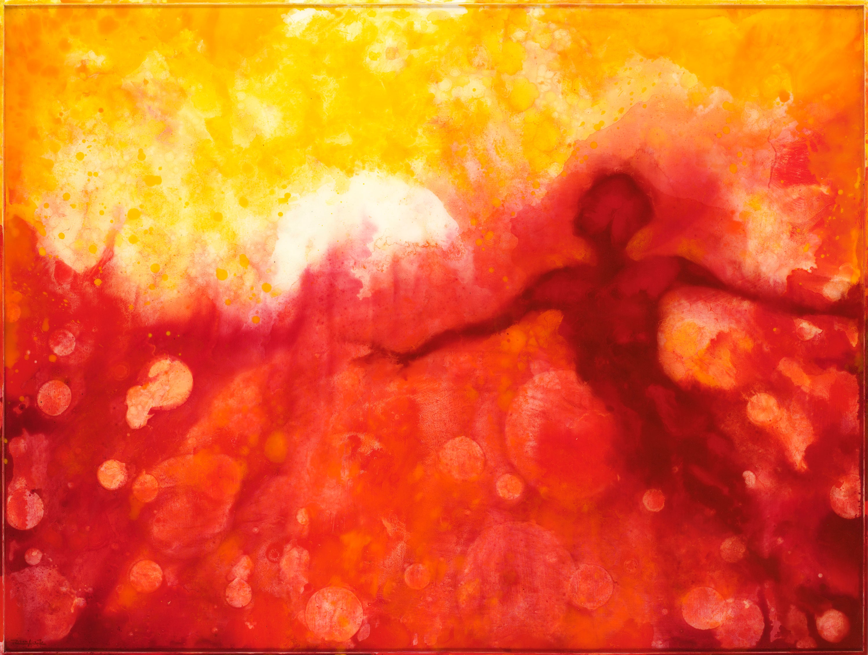 "Shine" - Metal Painting By Ruben Aira Jr. Hawiian Carvings, Surfboard art, wall art Hawaii Art, spirit, inspiration, waves, mountains, relics, resin art, museum pieces. Oahu, Hawaii.